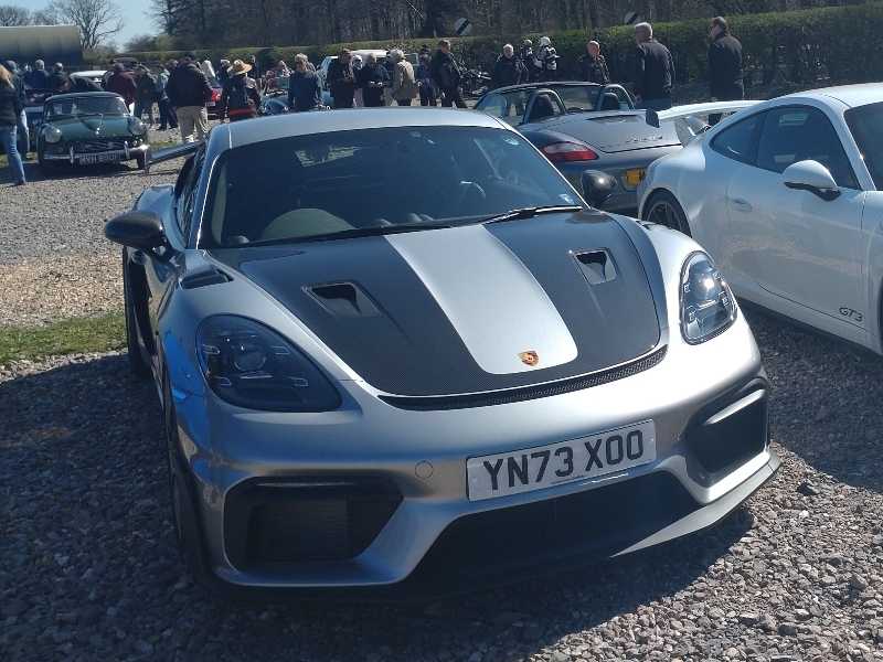 Porsche 718 Cayman GT4 spotted in Blandford Forum