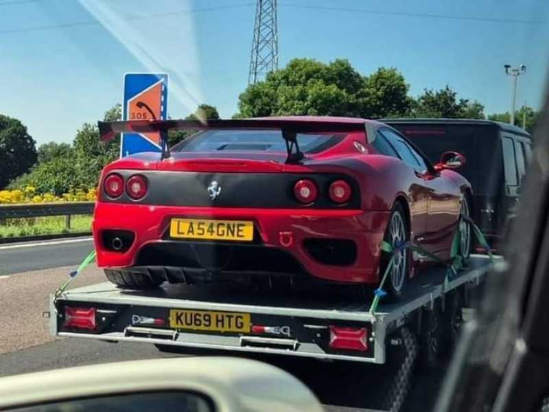 Ferrari 360 Challenge Stradale spotted in Lugano