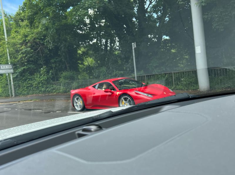 Ferrari 488 GTB spotted in Burton upon Trent
