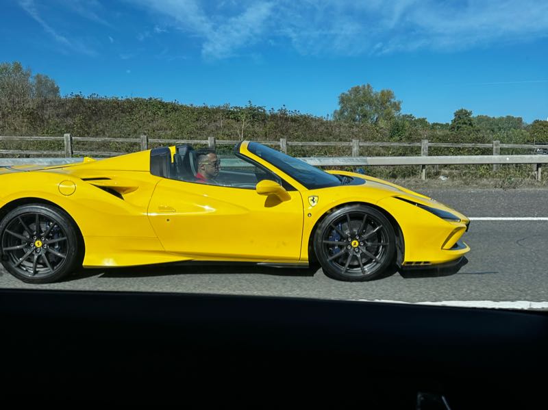 Ferrari 488 Spider spotted in Gillingham