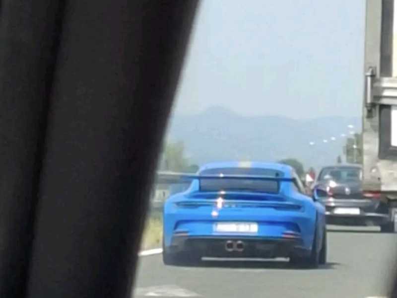 Porsche 911 GT3 spotted in Tušilović