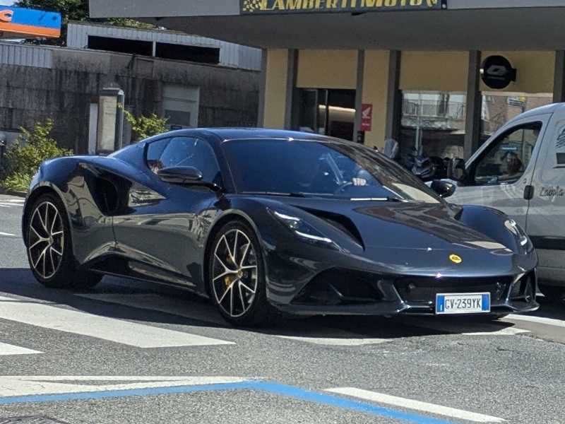 Lotus Emira spotted in Pistoia