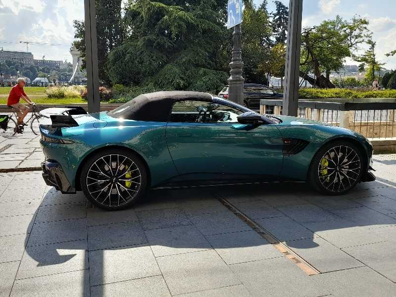 Aston Martin Vantage Roadster spotted in Budapest