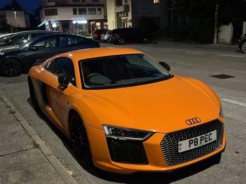 Audi R8 spotted in Udine