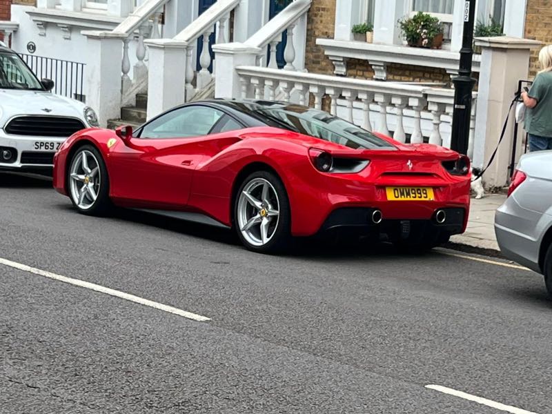 Ferrari 488 GTB (2015) spotted in London, United Kingdom