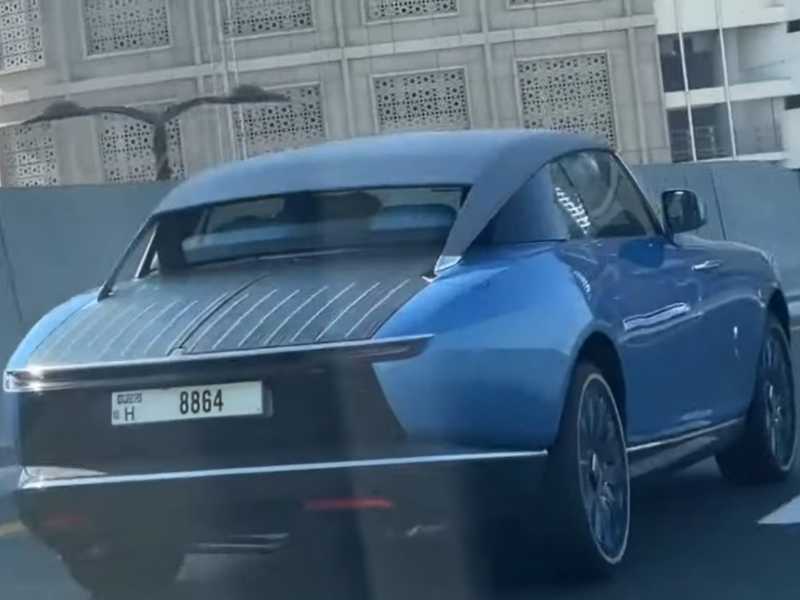 Pininfarina Battista spotted in Dubai