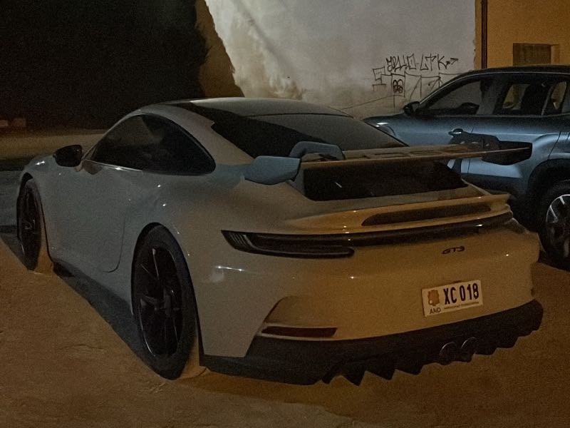 Porsche 911 GT3 (2021) spotted in Valderrobres / Vall de Roures, Spain
