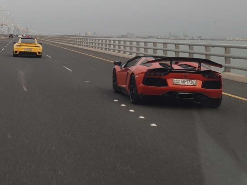 Lamborghini Aventador spotted in Kuwait City