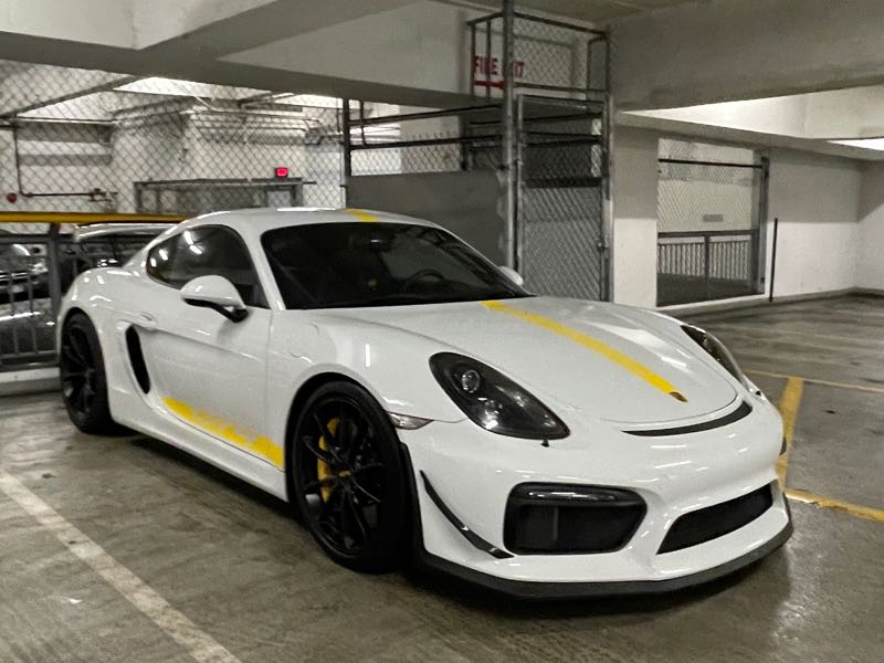 Porsche Cayman GT4 spotted in Richmond