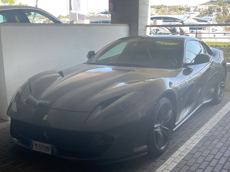 Ferrari 812 Superfast spotted in Olbia