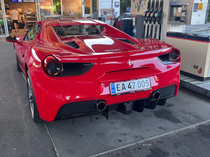 Ferrari 488 GTB (2015) spotted in Copenhagen, Denmark