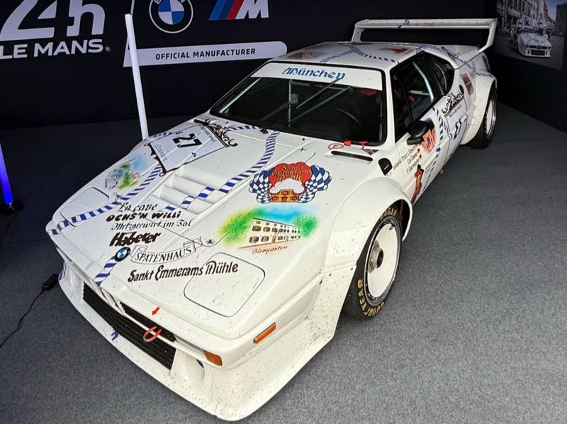 BMW M1 spotted in Le Mans