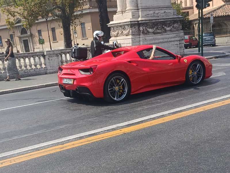 Ferrari 488 Spider (2015) spotted in Vatican City, Vatican City