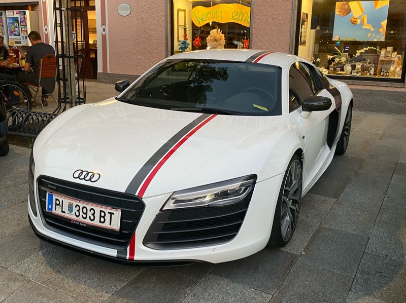 Audi R8 spotted in Tamsweg