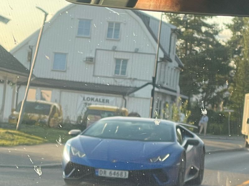 Lamborghini Huracán (2021) spotted in Lillestrøm, Norway