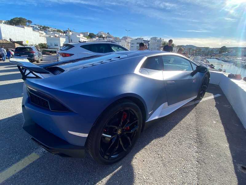 Lamborghini Huracán (2020) spotted in Helechosa, Spain
