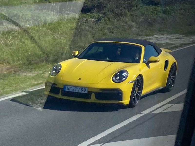 Porsche 911 Turbo S Cabriolet spotted in Westerland