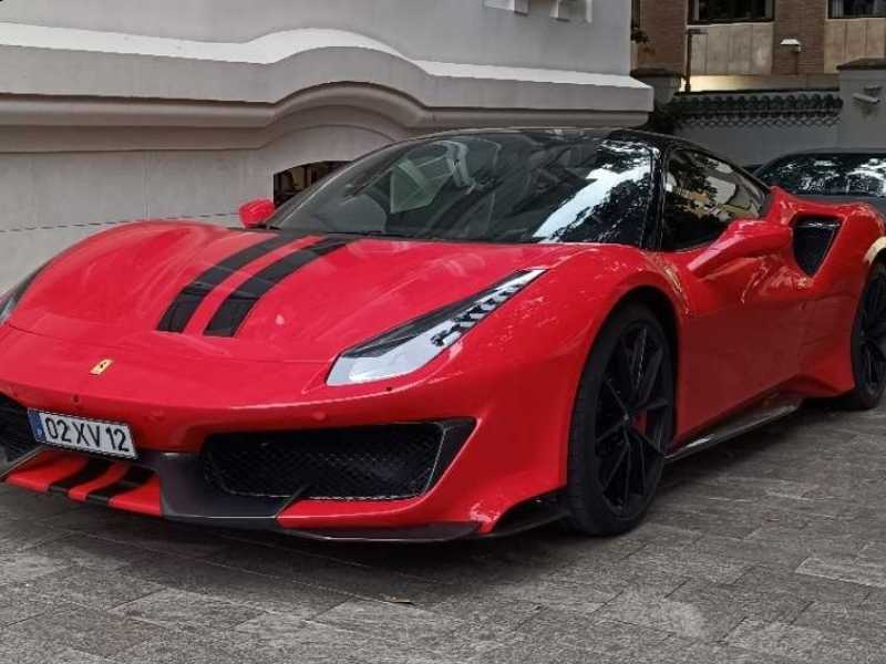 Ferrari 488 GTB spotted in Helechosa