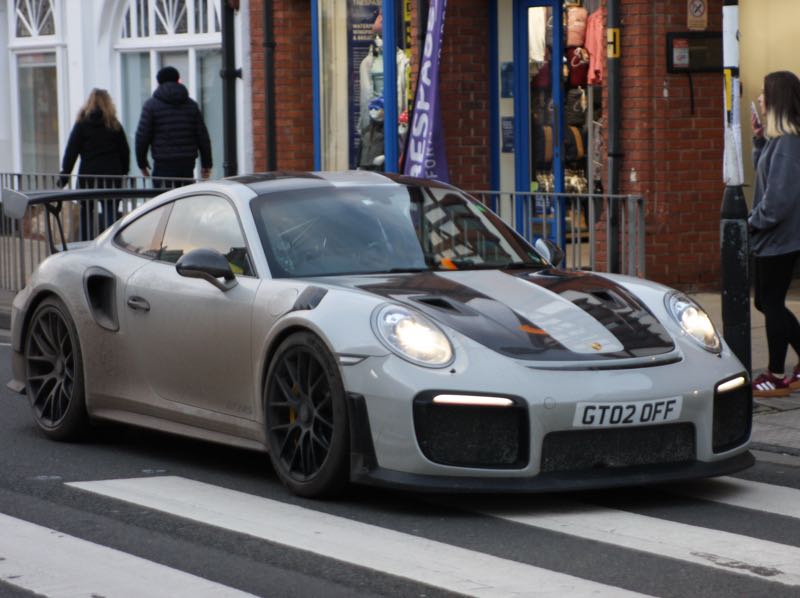 Porsche 911 GT2 RS spotted in Coventry
