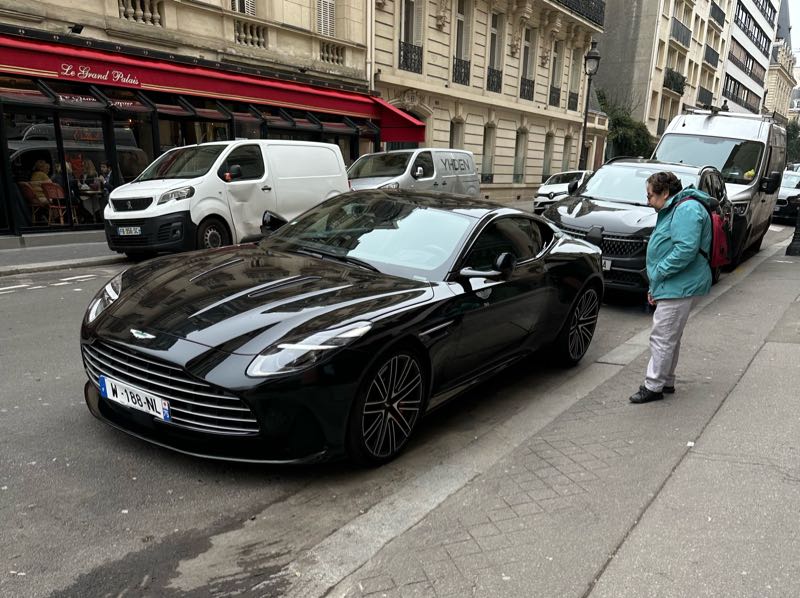 Aston Martin DB12 spotted in Paris