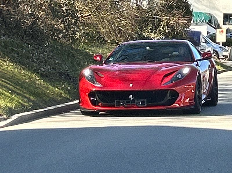 Ferrari 812 Superfast spotted in Schwandorf in Bayern