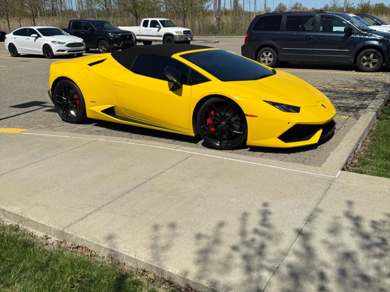 Lamborghini Huracán spotted in Cleveland