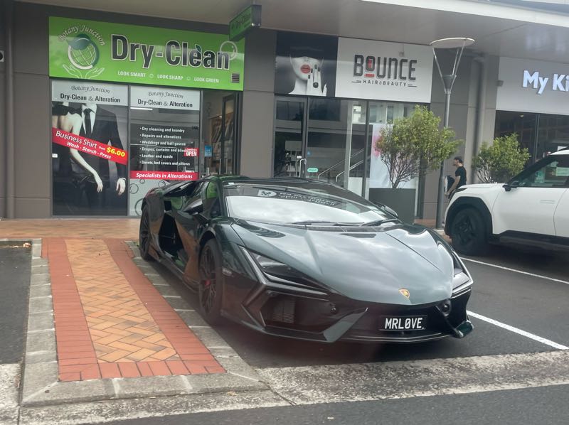 Lamborghini Sian spotted in Manukau City
