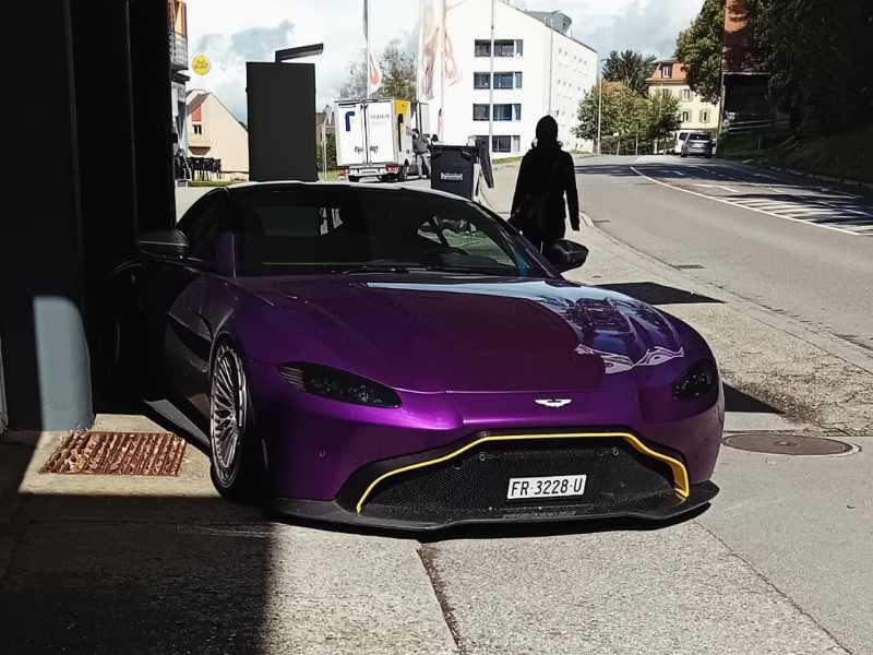 Aston Martin Vantage (2018) spotted in Lausanne, Switzerland