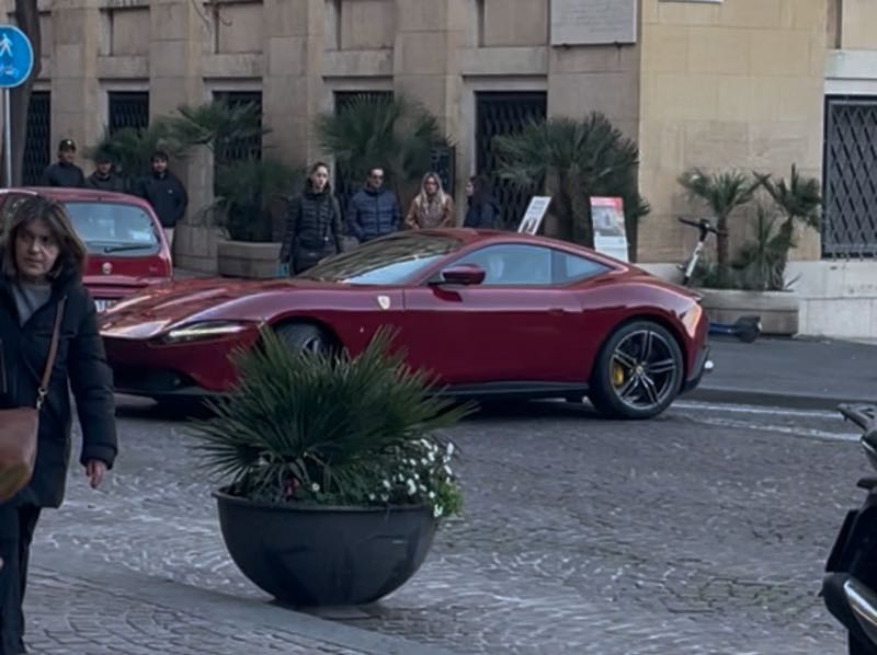 Ferrari Roma spotted in Naples