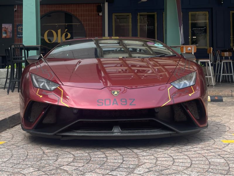 Lamborghini Huracán (2021) spotted in Singapore, Singapore