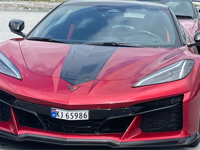 Chevrolet Corvette Z06 spotted in Bjørnevatn