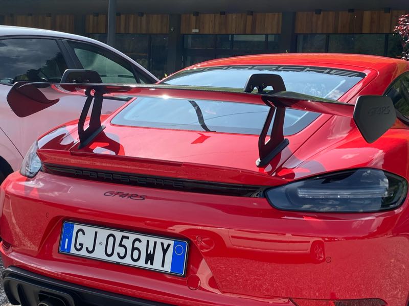 Porsche 718 Cayman GT4 (2020) spotted in Bolzano, Italy