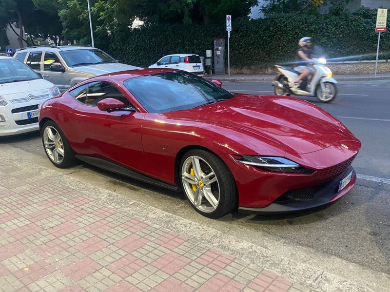 Ferrari Roma spotted in Cagliari