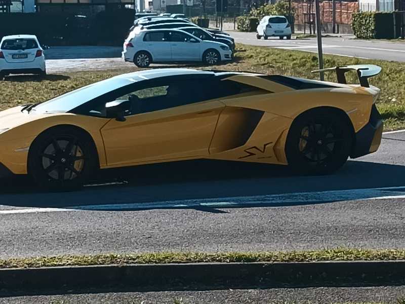 Lamborghini Aventador SV spotted in Monza
