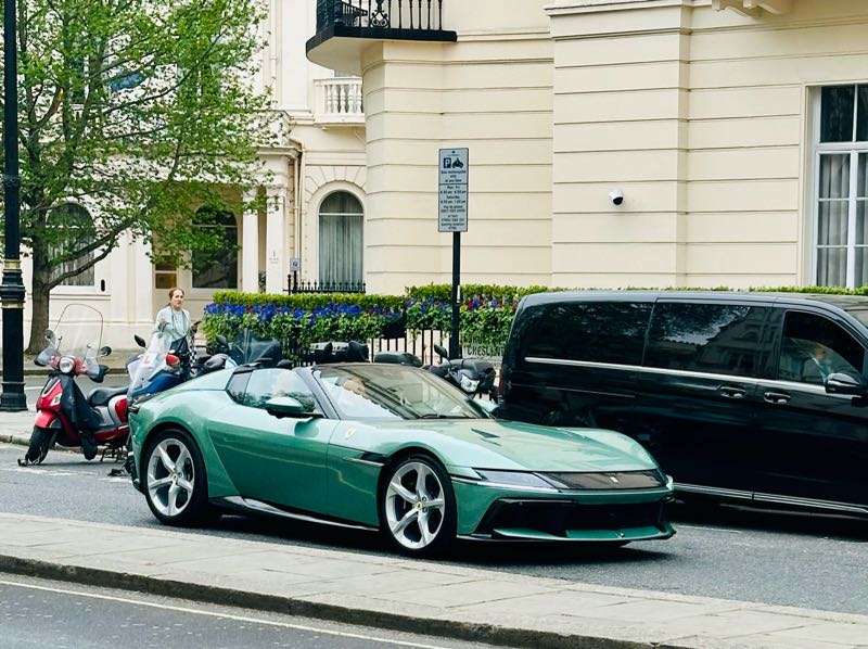 Ferrari SP48 Unica spotted in London