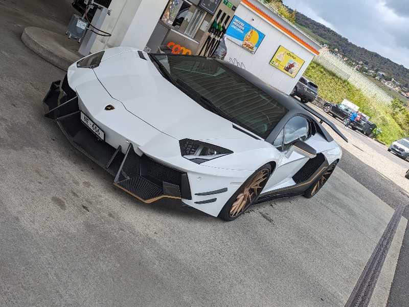 Lamborghini Aventador spotted in Neuchâtel