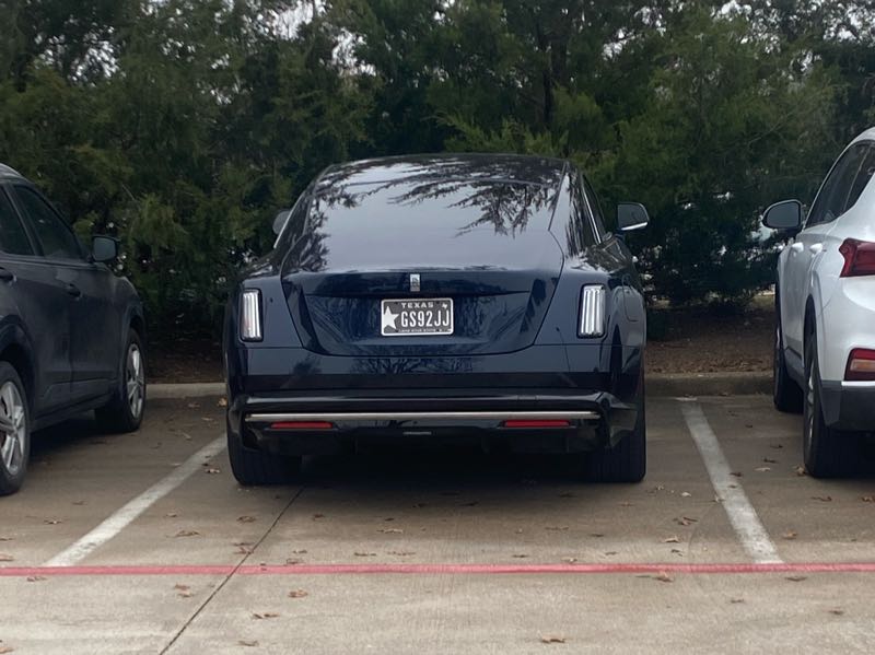 Rolls-Royce Ghost spotted in Frisco