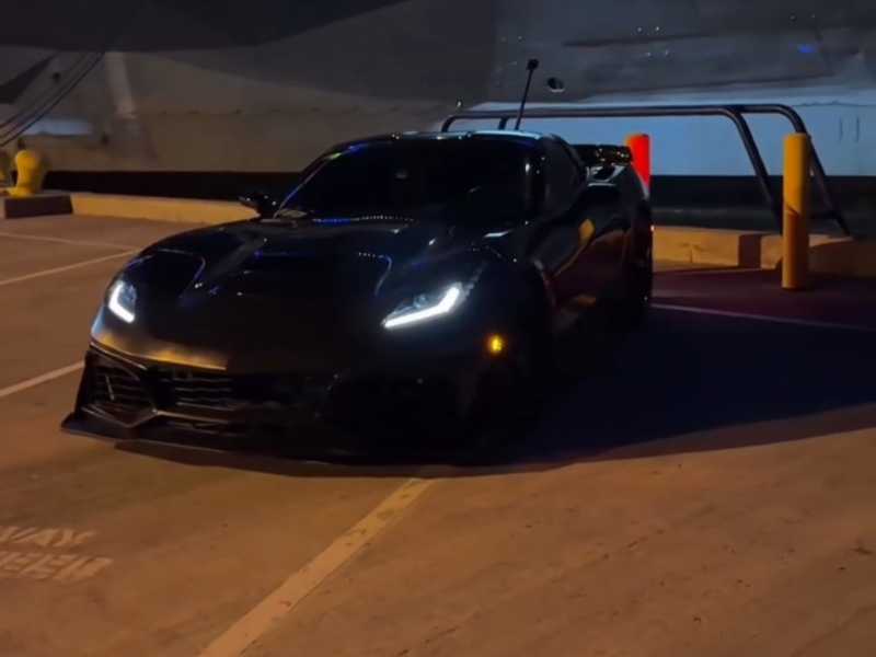 Chevrolet Corvette Z06 spotted in Fontana