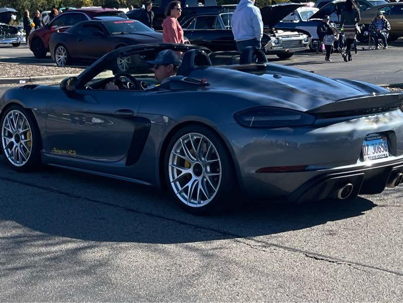 Porsche 718 Spyder RS spotted in Waukegan