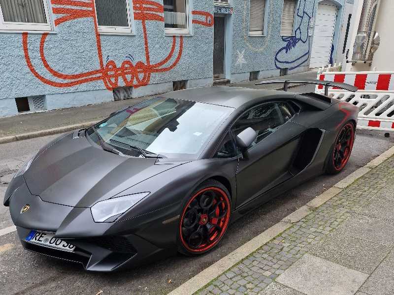 Lamborghini Aventador spotted in Dortmund