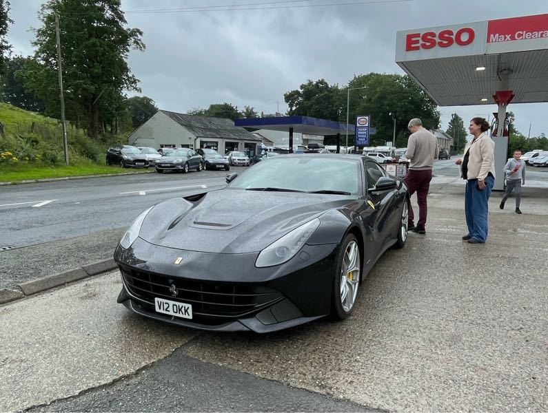 Ferrari F12 Berlinetta spotted in Porthmadog