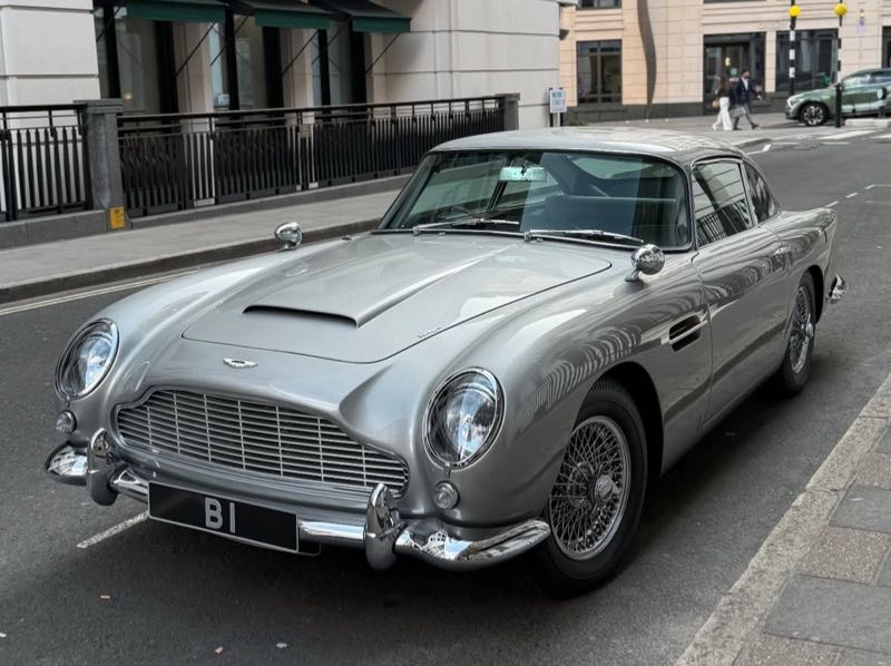 Aston Martin DB5 spotted in London