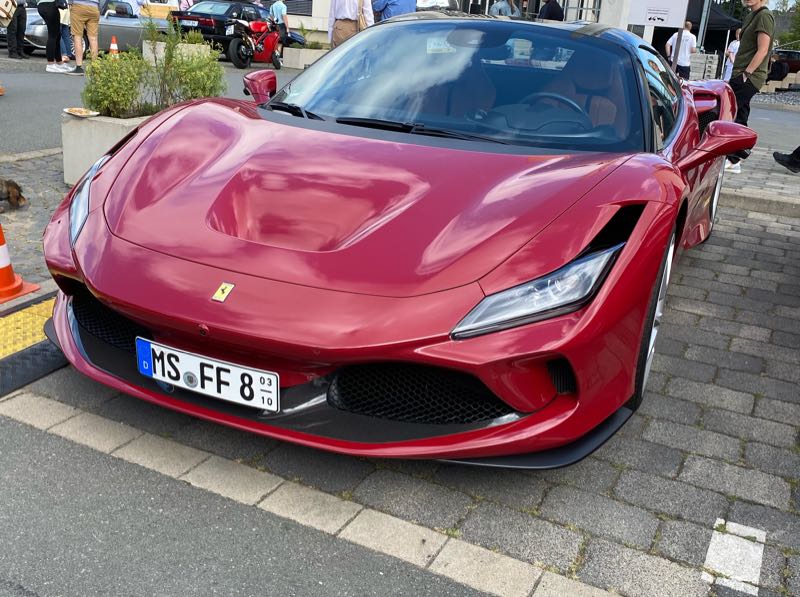 Ferrari F8 Tributo spotted in Bielefeld