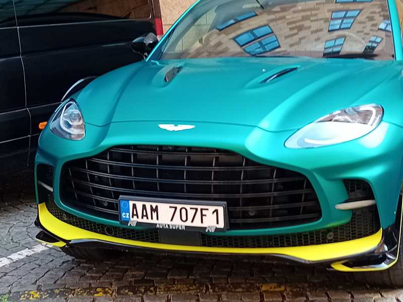 Aston Martin DBS spotted in Prague