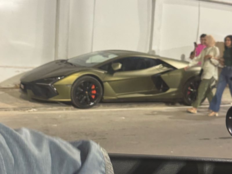 Lamborghini Aventador spotted in Al Hoceïma