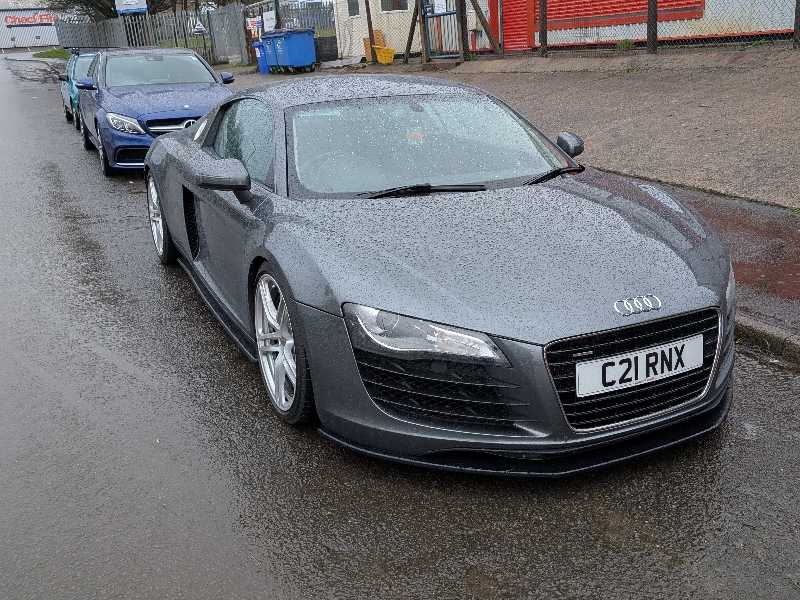 Audi R8 spotted in Cardiff
