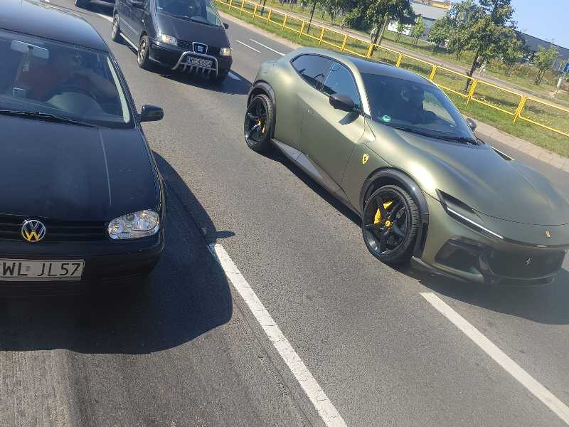 Ferrari Purosangue spotted in Płock