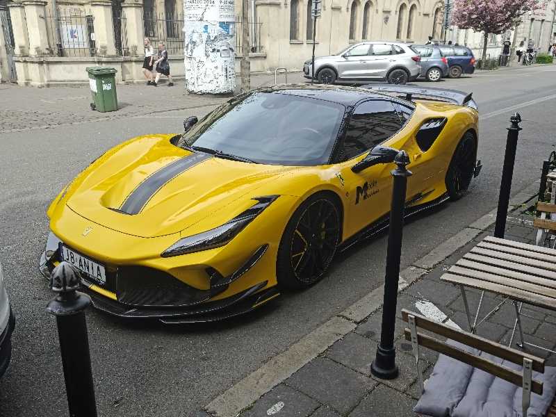 Ferrari SF90 Stradale (2024) spotted in Kraków, Poland