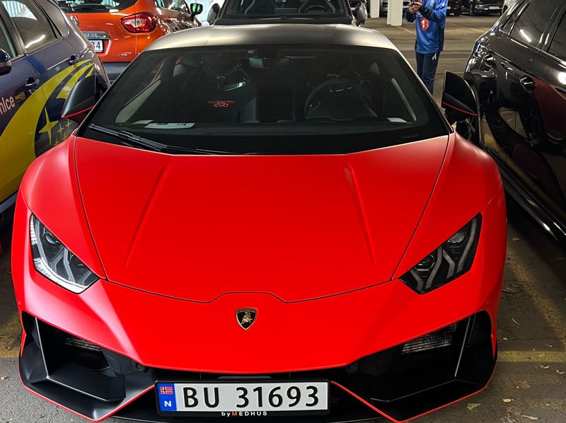 Lamborghini Huracán EVO spotted in Oslo