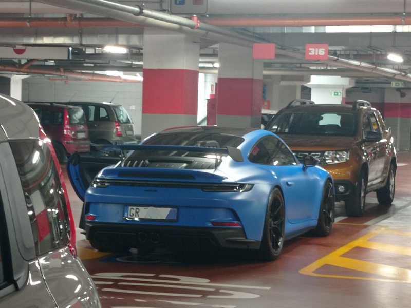 Porsche 911 GT3 spotted in Turin